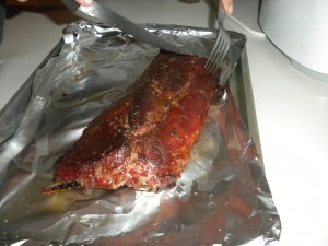 "Smoked" Baby Back Ribs