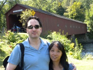 David and Elfie @ Cornwall Bridge