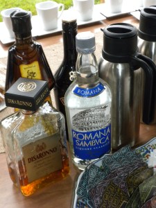 Mandatory liquors @ any formal Italiano coffee bar