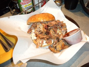 Pulled pork sandie
