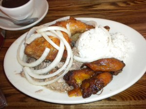 Combo Plate of Pork and Chicken