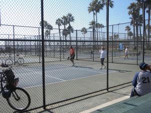 "Helen" and "Homer" Playing Paddle Tennis Versus...
