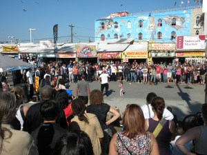 Talentless Street Performers Exploiting Cuteness of Children