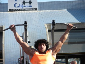 Little Big Man at Muscle Beach
