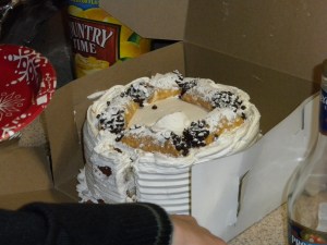 Cannoli Cake