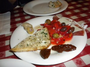 NYC: Antipasto Plate @ Lombardi's