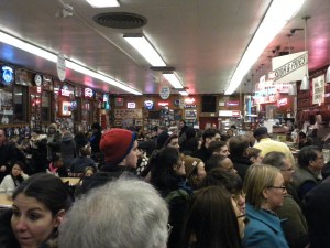 Complete Chaos Inside Katz's Deli