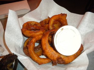 Phil's BBQ: "Small" Onion Rings...