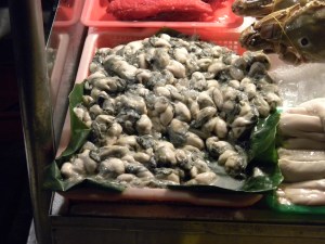 Creamy snails?  Creamy oysters?
