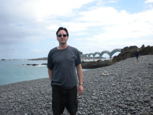 Myself with Sansiantai Island in the Background