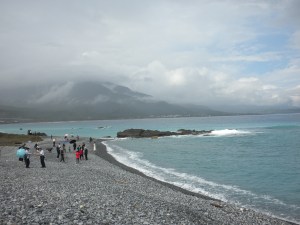 View from Beach @ Sansiantai Island