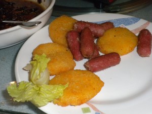 Sweet Creamed Corn Pudding Cakes