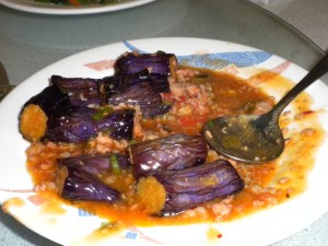 Eggplant and Ground Pork
