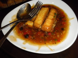 Egg Tofu in a Sweet Sauce