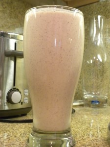 Almond Butter Banana Oat Smoothie