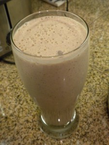 Almond Butter Banana Oat Smoothie