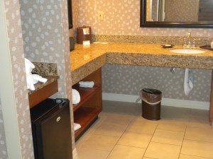 Large Bathroom with Granite Counters