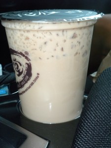 Iced Almond Milk Tea (Half & Half Tea Express)