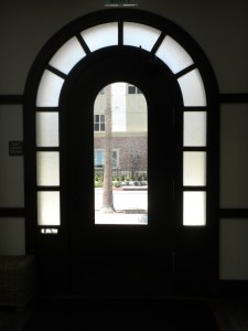 This doorway was super cool...