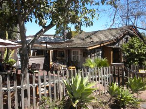 Hummingbird Cafe: Back patio