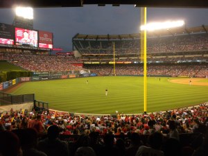 View from our seats...