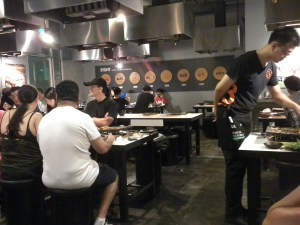 Eight Korean BBQ: Dining room