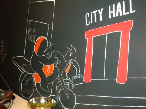 Piggy Art: Driving to City Hall