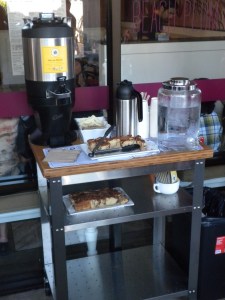Free Coffeecake and Gourmet Coffee