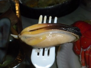 Mussel with Butter Sauce