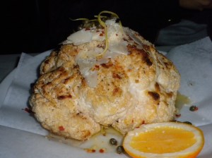Huge Fried Cauliflower