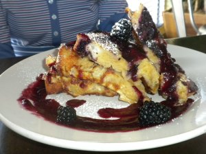 Blackberry Custard French Toast